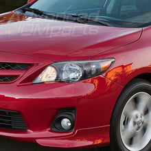 Load image into Gallery viewer, Toyota Corolla 2011-2013 Factory Style Headlights Black Housing Clear Len Amber Reflector