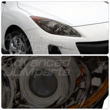 Load image into Gallery viewer, Mazda 3 2010-2013 Factory Style Projector Headlights Chrome Housing Smoke Len Amber Reflector (Halogen Models Only)