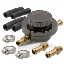 Load image into Gallery viewer, Manual Gunmetal Adjustable Fuel Pressure Regulator For Any Carburetor Engine