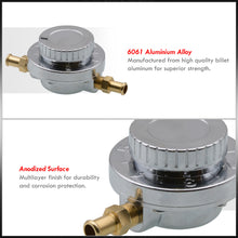 Load image into Gallery viewer, Manual Silver Adjustable Fuel Pressure Regulator For Any Carburetor Engine