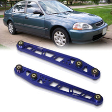 Load image into Gallery viewer, JDM Sport Honda Civic 1996-2000 Rear Lower Control Arms Blue with Black Bushings