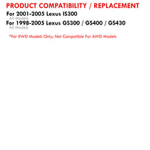 Load image into Gallery viewer, Lexus IS300 2001-2005 / GS300 GS400 GS430 1998-2005 Tubular Rear Upper Control Arms Camber Kit Purple