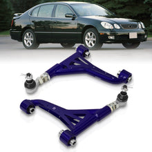 Load image into Gallery viewer, Lexus IS300 2001-2005 / GS300 GS400 GS430 1998-2005 Tubular Rear Upper Control Arms Camber Kit Blue