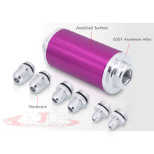Load image into Gallery viewer, Universal High Flow Inline Fuel Filter Kit Purple