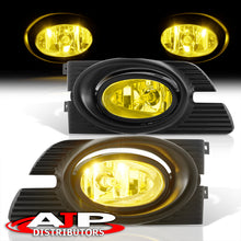 Load image into Gallery viewer, Honda Accord 4DR 2001-2002 Front Fog Lights Yellow Len (Includes Switch & Wiring Harness)