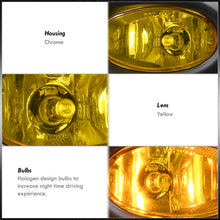 Load image into Gallery viewer, Honda Accord 4DR 2006-2007 Front Fog Lights Yellow Len (Includes Switch & Wiring Harness)