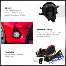 Load image into Gallery viewer, Toyota Yaris 2015-2017 Front Fog Lights Clear Len (Includes Switch & Wiring Harness)