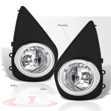 Load image into Gallery viewer, Toyota Yaris 2015-2017 Front Fog Lights Clear Len (Includes Switch & Wiring Harness)