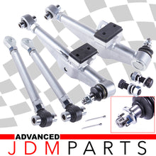 Load image into Gallery viewer, For Nissan 240SX 89-98 S13 S14 Silver Front Lower Control Arm Kit + Tension Rod