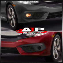 Load image into Gallery viewer, Honda Civic (Excluding Sport, SI, & Type-R Models) 2016-2018 Front Fog Lights Smoked Len (Includes Switch & Wiring Harness)