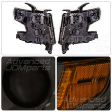 Load image into Gallery viewer, Chevrolet Suburban 2015-2020 / Suburban 3500HD 2016-2019 / Tahoe 2015-2020 Factory Style Projector Headlights Chrome Housing Smoke Len Amber Reflector (Halogen Models Only)