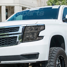 Load image into Gallery viewer, Chevrolet Suburban 2015-2020 / Suburban 3500HD 2016-2019 / Tahoe 2015-2020 Factory Style Projector Headlights Chrome Housing Smoke Len Clear Reflector (Halogen Models Only)