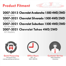 Load image into Gallery viewer, Chevrolet Silverado 1500 2007-2021 / Avalanche 2007-2013 / Suburban 1500 2007-2021 / Tahoe 2007-2021 / GMC Sierra 1500 2007-2021 / Yukon 2007-2021 / Yukon XL 1500 2007-2021 2.5" Front U Shape Leveling Lift Kit Silver