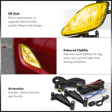 Load image into Gallery viewer, Hyundai Elantra 2011-2013 Front Fog Lights Yellow Len (Includes Switch & Wiring Harness)