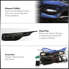 Load image into Gallery viewer, Honda Accord 4DR 2016-2017 Front Fog Lights Clear Len (Includes Switch & Wiring Harness)