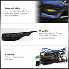 Load image into Gallery viewer, Honda Accord 4DR 2016-2017 Front Fog Lights Yellow Len (Includes Switch & Wiring Harness)