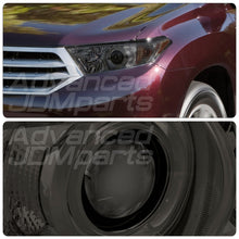 Load image into Gallery viewer, Toyota Highlander 2011-2013 Factory Style Projector Headlights Chrome Housing Smoke Len Amber Reflector