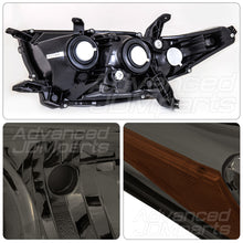 Load image into Gallery viewer, Toyota Highlander 2011-2013 Factory Style Projector Headlights Chrome Housing Smoke Len Amber Reflector