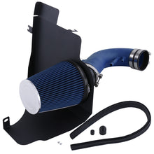 Load image into Gallery viewer, Ford Mustang 5.0L V8 2011-2014 Cold Air Intake Blue + Heat Shield