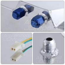 Load image into Gallery viewer, Fuel Cell Tank 50 Liter / 13 Gallon Chrome Aluminum Blue Cap