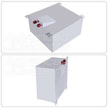 Load image into Gallery viewer, Fuel Cell Tank 50 Liter / 13 Gallon Chrome Aluminum Red Cap
