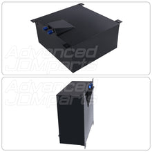 Load image into Gallery viewer, Fuel Cell Tank 60 Liter / 15 Gallon Black Aluminum Blue Cap
