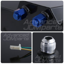 Load image into Gallery viewer, Fuel Cell Tank 60 Liter / 15 Gallon Black Aluminum Blue Cap