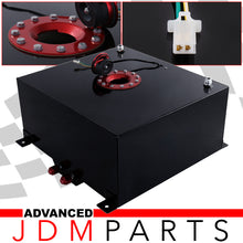 Load image into Gallery viewer, Fuel Cell Tank 60 Liter / 15 Gallon Black Aluminum Red Cap