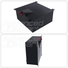 Load image into Gallery viewer, Fuel Cell Tank 60 Liter / 15 Gallon Black Aluminum Red Cap