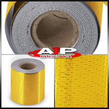 Load image into Gallery viewer, Self Adhesive Reflective Exhaust Heat Wrap 15Feet x 2Inch Gold