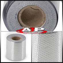 Load image into Gallery viewer, Self Adhesive Reflective Exhaust Heat Wrap 15Feet x 2Inch Silver