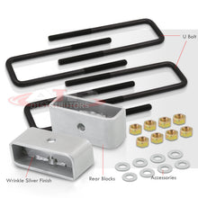 Load image into Gallery viewer, Chevrolet Silverado 1500 1999-2023 / GMC Sierra 1500 1999-2023 2" Rear Leveling Lift Kit Silver