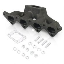 Load image into Gallery viewer, Eagle Talon TSI 1990-1998 / Mitsubishi Eclipse GST GSX 1990-1999 / Galant VR4 1991-1992 / Lancer EVO 1989-1999 4G63T 2.0L T3/T4 Cast Iron Turbo Manifold