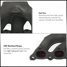 Load image into Gallery viewer, Eagle Talon TSI 1990-1998 / Mitsubishi Eclipse GST GSX 1990-1999 / Galant VR4 1991-1992 / Lancer EVO 1989-1999 4G63T 2.0L T3/T4 Cast Iron Turbo Manifold