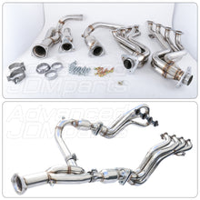 Load image into Gallery viewer, Chevrolet Silverado 1500 1999-2006 / Avalanche 1500 2002-2005 / Suburban 1500 2000-2004 / Tahoe 2000-2004 / GMC Sierra 1999-2006 / Yukon 2001-2004 / Yukon XL 2001-2004 Stainless Steel Long Tube Exhaust Header + Resonated Y-Pipe