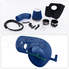 Load image into Gallery viewer, Cadillac CTS-V 6.2L V8 2009-2015 Cold Air Intake Blue + Heat Shield