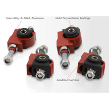 Load image into Gallery viewer, Acura Integra 1990-2001 / Honda Civic 1988-2000 / CRX 1988-1991 / Del Sol 1993-1997 Front Upper Control Arms Camber Kit Bushings Red