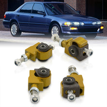 Load image into Gallery viewer, Acura Integra 1990-2001 / Honda Civic 1988-2000 / CRX 1988-1991 / Del Sol 1993-1997 Front Upper Control Arms Camber Kit Bushings Gold