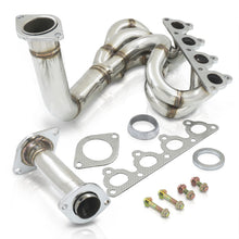 Load image into Gallery viewer, Honda Civic 1988-2000 / CRX 1988-1991 / Del Sol 1993-1997 D-Series D15 D16 4-1 Stainless Steel Exhaust Header (A/C & Power Steering Delete Required)