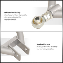 Load image into Gallery viewer, Nissan 240SX S13 1989-1994 / 300ZX Z32 1990-1996 Rear Upper Adjustable Camber Kit Control Arms Gray