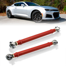 Load image into Gallery viewer, Chevrolet Camaro 2016-2021 Rear Lower Adjustable Toe Control Arms Red