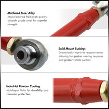 Load image into Gallery viewer, Chevrolet Camaro 2016-2021 Rear Lower Adjustable Toe Control Arms Red