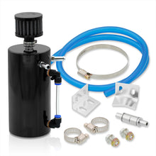 Load image into Gallery viewer, Universal 300ML Cylinder Oil Catch Can Tank 8.25"x3.25"x3.25" with Breather Filter Black