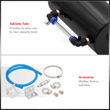 Load image into Gallery viewer, Universal 300ML Cylinder Oil Catch Can Tank 8.25"x3.25"x3.25" with Breather Filter Black