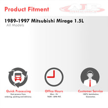 Load image into Gallery viewer, Mitsubishi Mirage 1.5L 4G15 1989-1997 Bolt-On Aluminum Polished Piping Kit + Blue Couplers