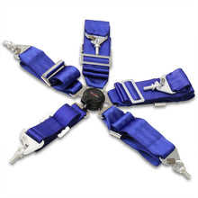 Load image into Gallery viewer, Universal 5 Point Camlock 3" Racing Seat Harness Belts Blue