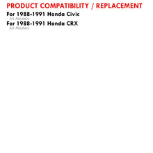 Load image into Gallery viewer, Honda Civic 1988-1991 / CRX 1988-1991 Front Upper Control Arms Camber Kit Red