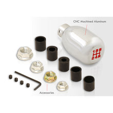 Load image into Gallery viewer, Universal 5 Speed M8 M10 M12 Type-R Style Shift Knob Chrome with Red Lettering