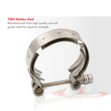 Load image into Gallery viewer, Universal 2.5inch V-band Clamp Stainless steel with Mild steel Flange