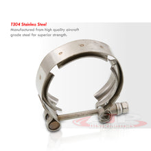 Load image into Gallery viewer, Universal 3.5inch V-band Clamp Stainless steel with Mild steel Flange